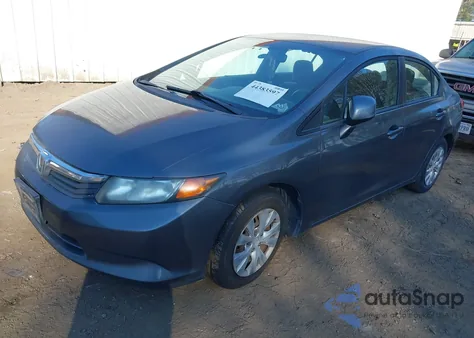2012 Honda Civic Lx из США, поврежденный, VIN 19XFB2F59CE024344
